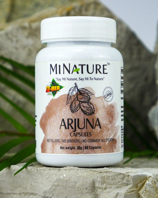 Arjuna kapsule 450mg/60 caps. (Mi-Nature,Indija Organic powder)