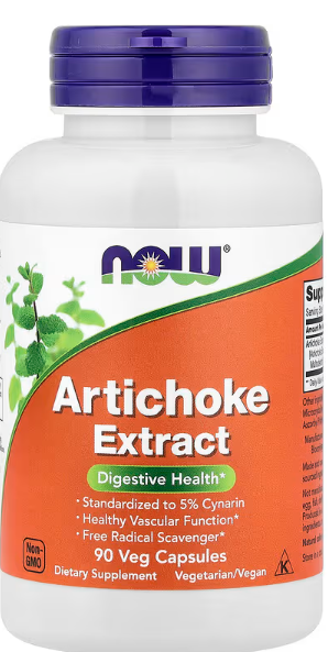 Artičoka Extract 90 veg.kapsula;(450 mg po kapsuli);NOWFOODS-USA;Za probsavni siste,nadudost,bolje varenje,stimuliše žučnu kesu,detoxuje jetru.uravnotežuje Holesterol,metabolizam masti.....