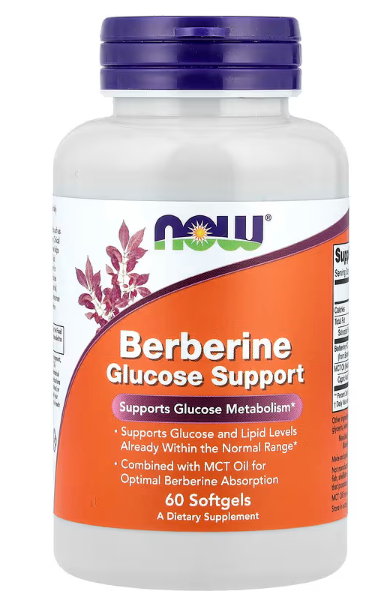 BERBERIN (Liposomalni oblik)sa dodatkom Caprilc Acid +MCT ulje;60 softgell kaps.Za podršku metabolizmu glukoze i Insulinsku rezistenciju;Now Foods USA