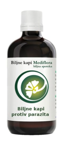 Biljne kapi protiv parazita 100mj,Mediflora Beograd