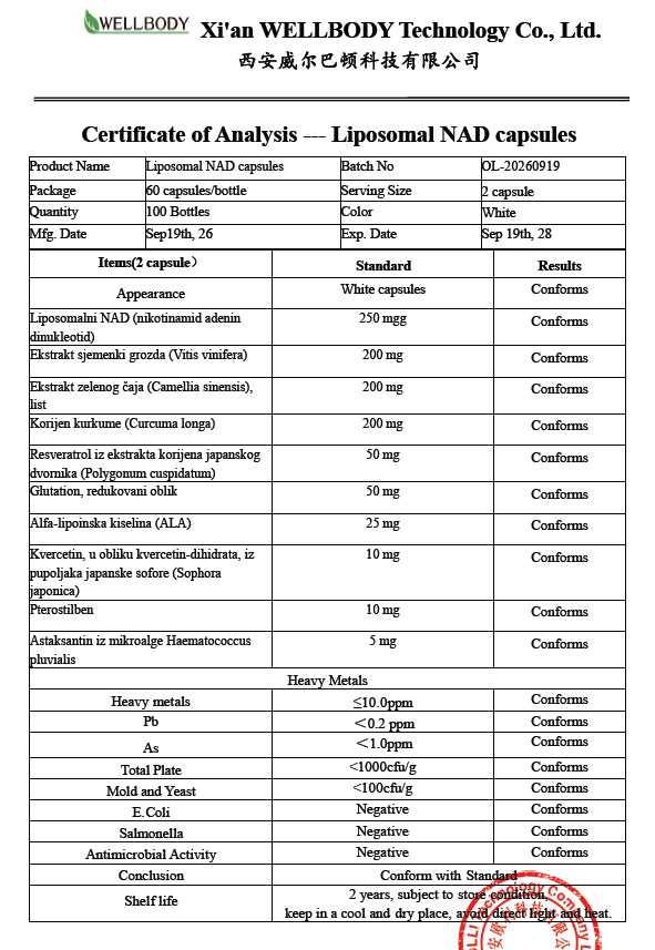 Liposomal NAD+ Boosting 60 caps;10 u 1,Napredna Formula(Energija. Zaštita. Dugoročna vitalnost.)u kombinaciji NAD+, Resveratrola,Quercentina,Glutationa i snažnih biljnih extrata za zdrav proces starenja.,Naš BREND prvi put na tržištusa Reklamnom cenom