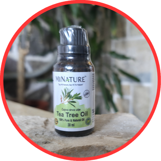 Tea Tree-Čajno drvo,Čajevac-Original Australija Essential Oil 30ml;"Mi Nature"-Indija;Moćni Antiseptik za gljivice i bakterije,viruse i u borbi sa Herpesom,Koristite ga razredjenog...