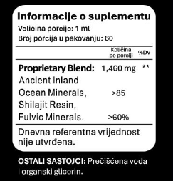 Shilajit u kapima 60ml-1460mg,Lako rastvorljivo ,100%prirodno sa sertifikatom,sa >60%Filvinske kiseline;>85 svih minerala;Prvi put kod nas,Za više energije i vitalnosti..Reklamna akciska cijena.