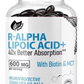 R-ALPHA Lipoic Acid + (R-ALFA lipoična kiselina sa Biotin i MCT)60 kaps-600mg,40 x više za ćelijsku energiju, glukozni metabolizam i zaštitu nervnog sistema.Reklamna Akciska cijena