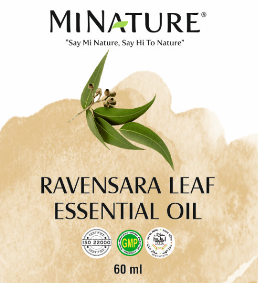 Ravensara ulje(iz lista) 60ml-"Mi Nature";100% Čisto Esencijalno Ulje; za Herpes,Humani papiloma virus (HPV), Virusne infekcije i infekcije disajnog trakta i prosora...  Prirodna antivirusna, respiratorna i emocionalna podrška , Akciska cijena