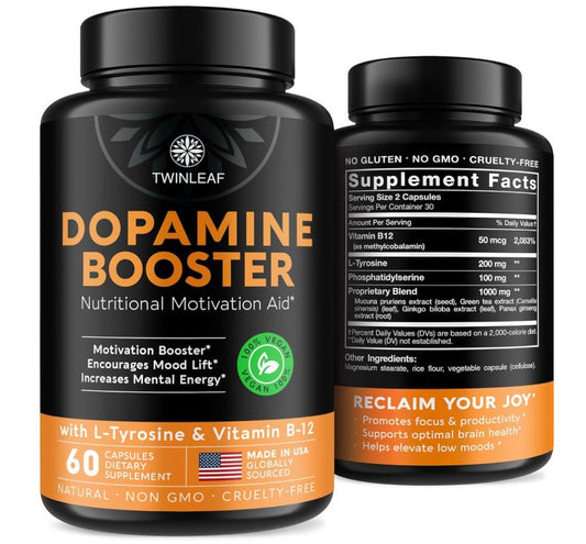 DOPAMINE BOOSTER(Pojačivač Dopamina)1000mg-60 caps.Za podizanje rasporoženja i Mentalne energije sa poznatim biljnim extratima(Mukuna,Ginko Biloba,Panax,Green Tea),L-Tyrosinom i B-12;     REKLAMNI Popust !