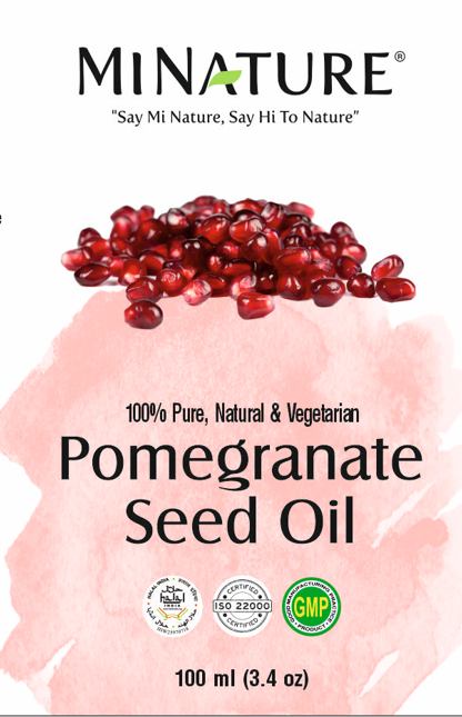Nar-Pomegranate Seed Oil 100ml,hladno cijedjeno i snažno ulje koje treba razrediti sa baznim uljima,Bogato fitosterolima,polifenolima i Omega5 za njegu kože,zdravlje i elastičnost i protiv starenja kože
