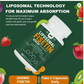 LIPOSOMAL FISETIN 2000mg/60 caps sa dodatcima (Kvercetin 10:1;Resveratrol 10:1;Koenzim Q10;Cink (pikolinat);Trimetilglicin (TMG);Bromelain i Kurkumom;Za kognitivnu podršku, zdravlje ćelija i usporavanje starenja;Prvi put kod nas sa REKLAMNOM cijenom!
