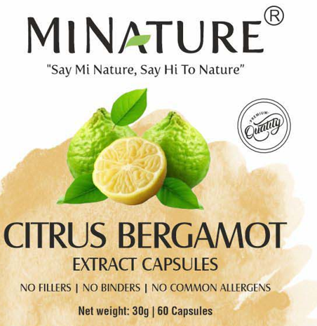 Citrus Bergamot-60 kaps.;"Mi Nature"-Original;za Kardio probleme usled Holesterola i Triglicerida;doprinosi boljoj elastičnosti arterija,cirkulaciji(Moguća podrška raspoloženja i smanjenju stresa,upala.zglobova,metabolizmu i težini)...