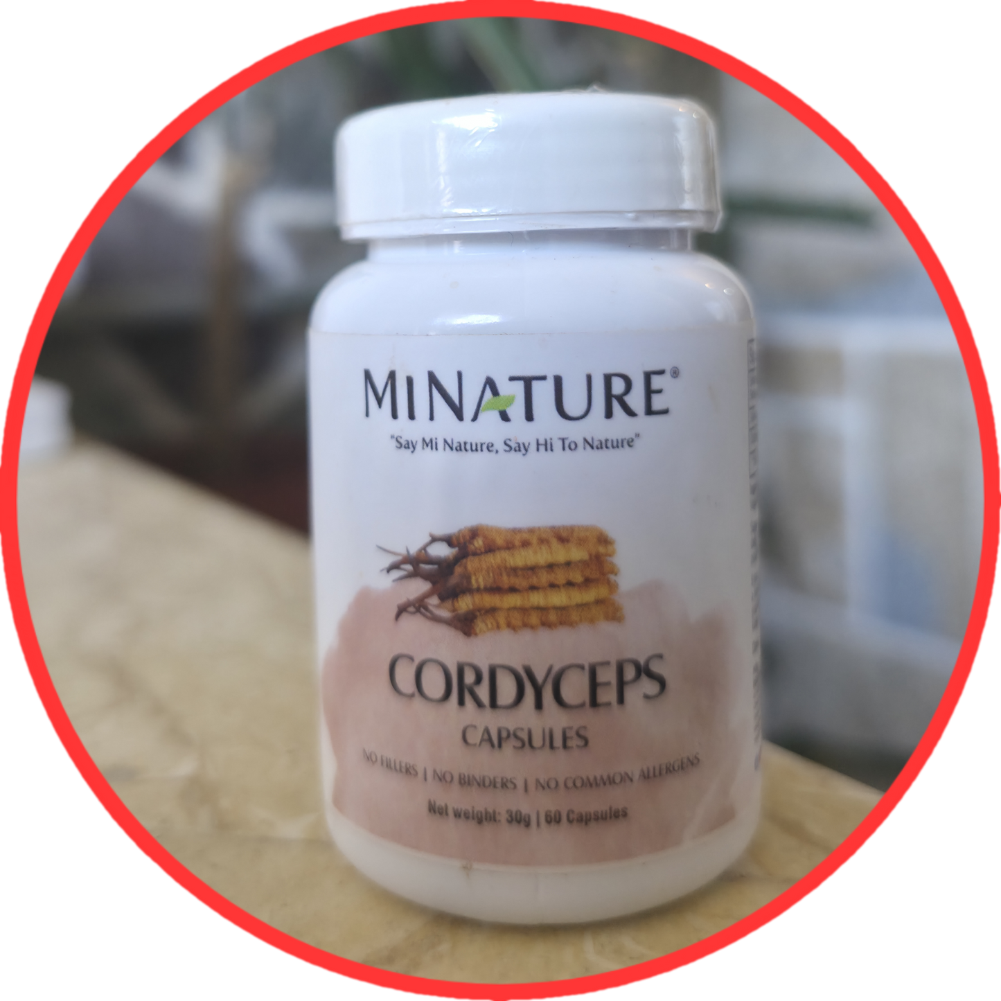 Cordyceps (Kordiceps) Extract 10.1 -60 kapsula;Mi Nature-Indija;za energiju,imunitet,podrška boljoj cirkulaciji,vitalnošču i izdržljivosti