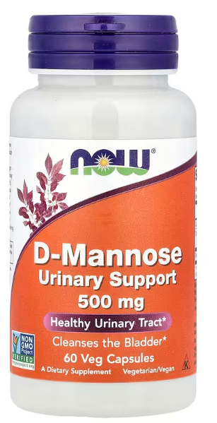 D-manoza(D-Mannose), 500 mg, 60 veg.kaps.NOW Foods-USA;Zdravlje urinarnog trakta,borba sa bakterijom-Ešerikija ,Podrška urinarnoj sluznici i bešici
