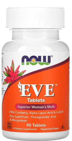 EVE-Komplex multi vitamini-minerali za žene,superiorna formula 90 tableta Now Foods
