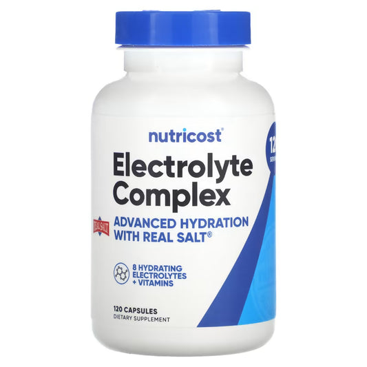 Electrolyte Complex(Elektrolitni Kompex)120 kapsula;8 hidratantnih elektrolita i vitamina za 4meseca upotrebe; Nutricost-USA