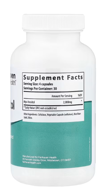 Myo-Inositol(za žene i muškarce) ,2000mg,120 kapsula Fairhaven Health USA