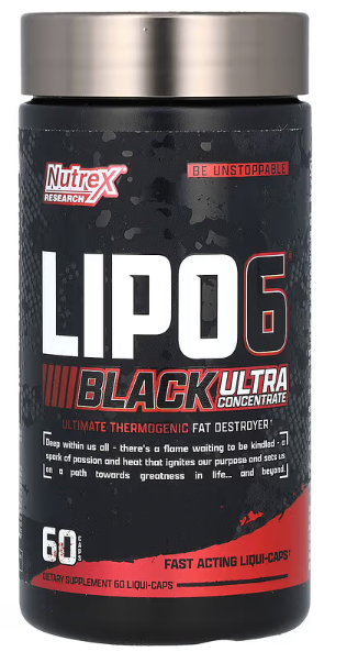 LIPO-6, BLACK ULTRA CONCENTRATE,60 crnih vodenih kapsula,NUTREC-,USA...testirano za mtšaljenje