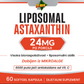 Astaxanthin-Liposomal Astaksantin,sa Fosfadiholinon-/24mg-60 soft.gell.(iz mikro algi);Naš brend,prvi put kod nas;Za bolju energiju,imunitet,regeneraciju tkiva,za kožu protiv UV zračenja,cirkulaciju,LDL uravnotežuje i mnogo toga;Reklamna cijena