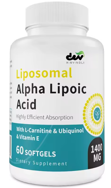 Liposomal Alpha Lipoic Acid- 60 kaps., koje sadrže L-karnitin, Ubiquinol aktivni koenzim Q10 i vitamin E, 60 kaps,✔ Povećava ćelijsku energiju ✔ Smanjuje oksidativni stres ✔ Podržava zdravlje srca, nervnog sistema i oporavak