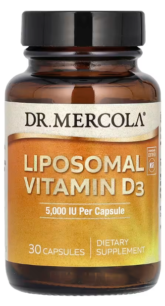 Liposomal vitamin D3 5000 IU 30 kapsula;Dr. Mercola-USA