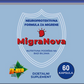 MIGRANOVA-Neuroprotektivna formula za učestale MIGRENE, sa CoQ10 i Biljna nutritivna podrška | 60 kaps.;Kombinuje vitamine B kompleksa, magnezijum, CoQ10 i biljne ekstrakte Feverfew, Butterbur i Ashwagandha — sinergija koja doprinosi za mnogo toga