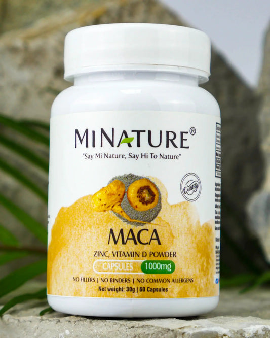 Maca Extract (Maka) 1000mg- 60 kaps. sa dodatcima + Cink i Vitamin D