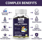 Melatonin 10mg-UMBER sa dodatcima 60 caps;8 u 1 Formula.; Za bolji relax-san i imunitet tokom sna(+GABA, ašvaganda, magnezijum, L-teanin, valerijanu, pasifloru, vitamin B6, vitamin B12, cink, Triptofan, aroma medeni balzam,Matičnjak);"PSLALAC" -USA