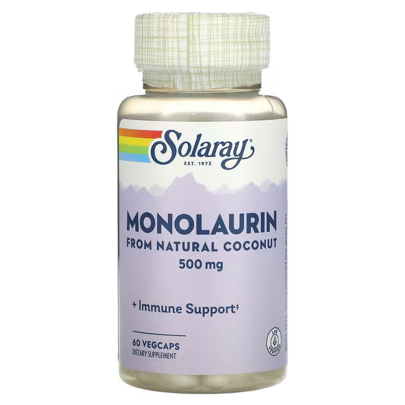 Monolaurine 500mg -60caps. Solaray USA;za podršku Imuno sistema,protiv virusa i za zdravlje crijeva