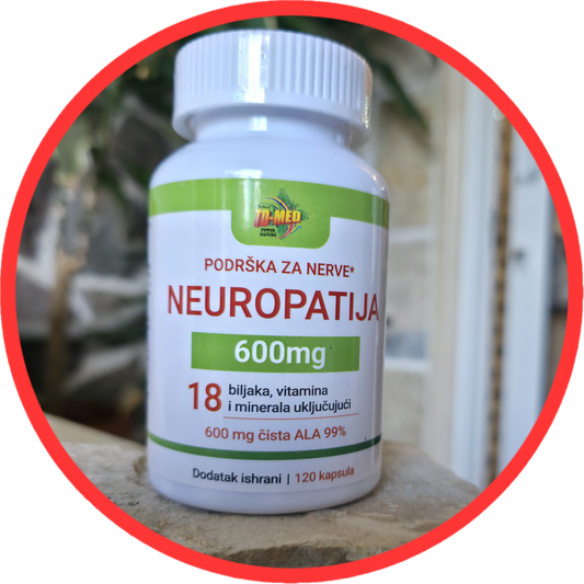 Neuropathy-Neuropatija suplement;120 kapsula,18 u 1,(Za pomoć kod neuropatskog bola,za stopala,potkožnog tkiva,ramena ,ruke, prste,noge i poboljšanje funkcija nerava)Buporal-USA;REKLAMNA AKCIJSKA cijena!!!