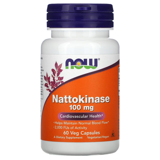 Nattokinase(Natokinaza),100 mg, 60 vege. kaps.,NOW Foods-USA;za zdravlje srca i krvotoka podržavajući normalne funkcije kod zgrušavanja krvi i stvaranja trombova,,,