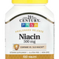 Niacin s produženim oslobađanjem, 500 mg, 100 tableta;"21 Century"-USA;Energetski metabolizam; Podrška nervnom sistemu; Opšte blagostanje