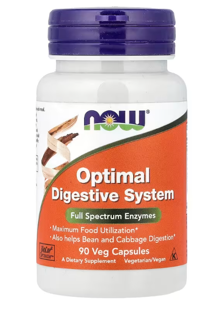 Digestivni sistem-Optimalni probavni sistem,100% na biljnoj bazi,, 90 veg. kapsula Od NOW Foods-USA;Pomaže kod bilo koje teško probavljive hrane, tako da da, uključujući životinjske masti, ali i povrće koje je teško probaviti