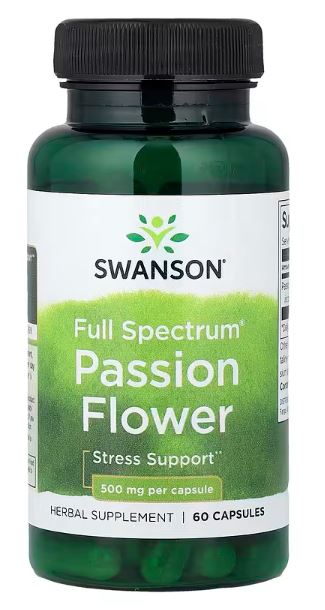 Passion Flower-(Passiflora incarnata-"Cvijet strasti")500mg- 60 caps.SWAMSON;Podrška za više smirenosti i opuštanju,mentalne napetosti,kvalitetnom snu