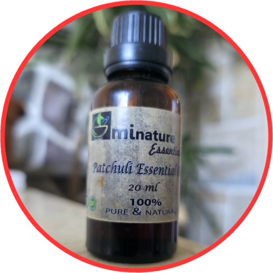 Patchuli-Pačuli essential Oil 20ml-prirodno;Mi Nature original; Smanjuje stres,napetost, djeluje antidepresivno i balansira emocije,odbija komarce imoljce....sjajan miris za dezodoranse i parfeme