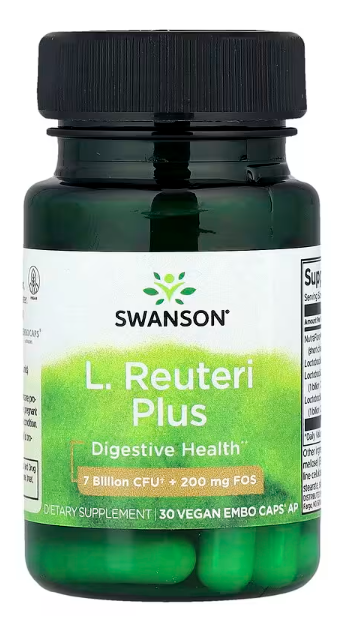 RAUTERI Plus,30 kaps.Probiotik  sa probiotičkim dodatcima L. Rhamnosus, L. Acidophilus i FOS prebiotičkin vlaknima,sve za probavu i za zdravlje crijeva sa 7 milijardi CFU po kapsuli sa probitičkim vlaknima  ; Swansom USA;Preporčljivo od Dr.Nestorovića