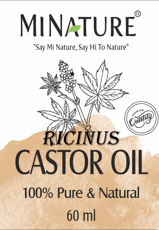 RICINUS ulje (Castrol Oil) 60ml...prirodno Original Mi Nature-Indija