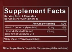 Ubikinol-Kaneka Mega CoQ10 aktivni oblik 100mg sa dodatkom Vitamina.C /60 caps."Japan Aladdin Biotech Co.Ltd" za USA/EU ; Izrazito veća Bioraspoloživost od klasičnog CoQ10 za vaš kardio sistem i još toga...REKLAMNA Akciska cijena,iskoristite je...