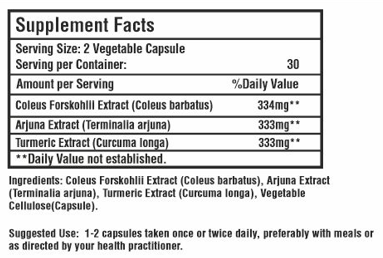 Coleus Forskohlii + Arjuna + Kurkuma(3u1-Complex)-60 caps.Prirodna podrška zdravlju srca i krvnih sudova,bolji protok krvi, cirkulaciji i metabolizmu,Mi Nature Original,Reklamna Akciska cijena(Prvi put na našem tržištu)