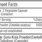 Gotu Kola 6kaps.,doza u 2 kapsule je 1000mg;"Mi Nature"-Indija; Poznata u Ajurvedi kao biljka dugovječnosti ,za regenaraciju tkiva,moždano-konigitivna podrška