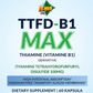  TTFD‑B1 MAX 60 caps.(Derivat B1 sa bitnim dodatcima)-Sinergijska formula za energiju i nervni sistem,za više elana,motivacije i manje umora,Za Energiju kakvu niste osetili!... još toga,Naš BREND sa sertifikarom-prvi put kod nas Reklamna Akciska cijena