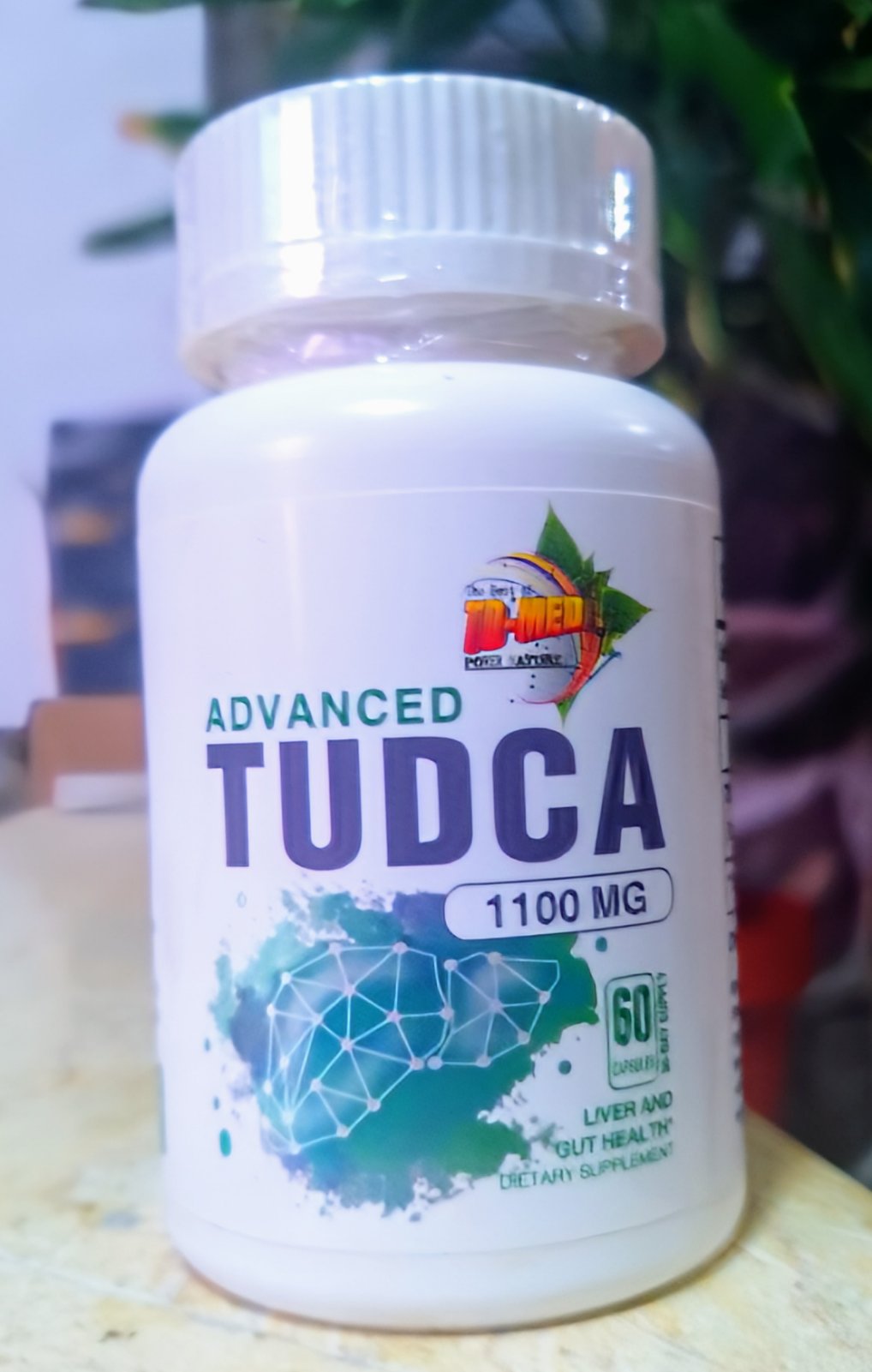 TUDCA (ili Žučna SO) 1100mg-60 kaps:za Detoksikaciju-čišćenje MASNE jetre, imuniteta, Kamenca žučne kese,zdravlje crevnog trakta  i štitne žlezde;