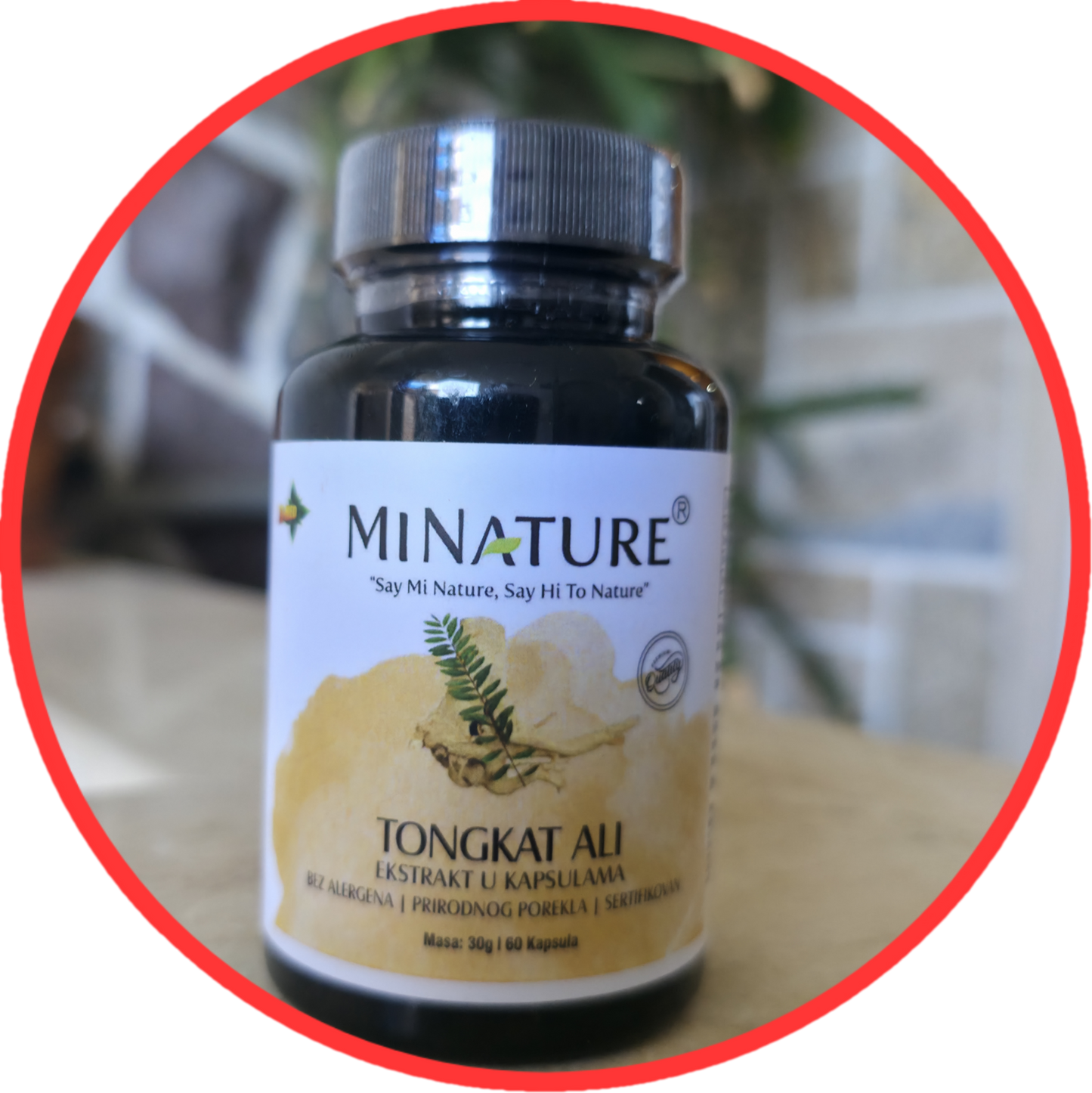 Tongkat Ali Extrakt - Moćni Jack 60 capsula, Mi Nature-Indija,1000mg u 2 kapsule ...za više energije,vitalnosti,za sportiste i ljubavnike .Naš BREND sa sertificatom kvaliteta