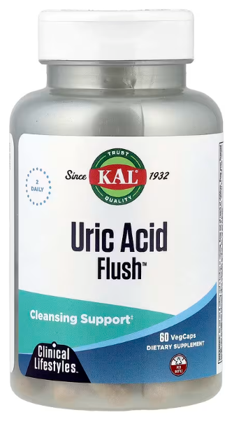 Uric Acid Flush 60 veg.caps.Pomaže za čišćenja tijela od štetne mokraćne kiseline;Pomoć zglobovima,upalnim procesima,jetri detoxifikaciji