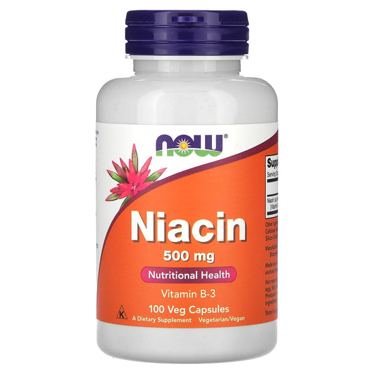 Niacin 500 mg now foods