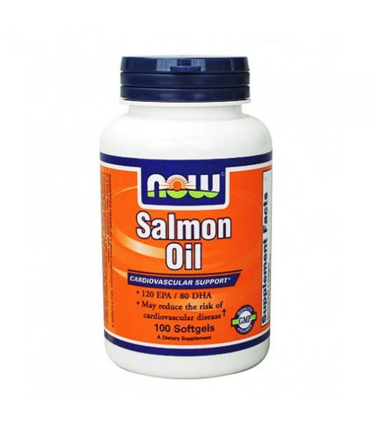 Salmon oil , Lososovo ulje 100 caps. Now Foods (Akcija)