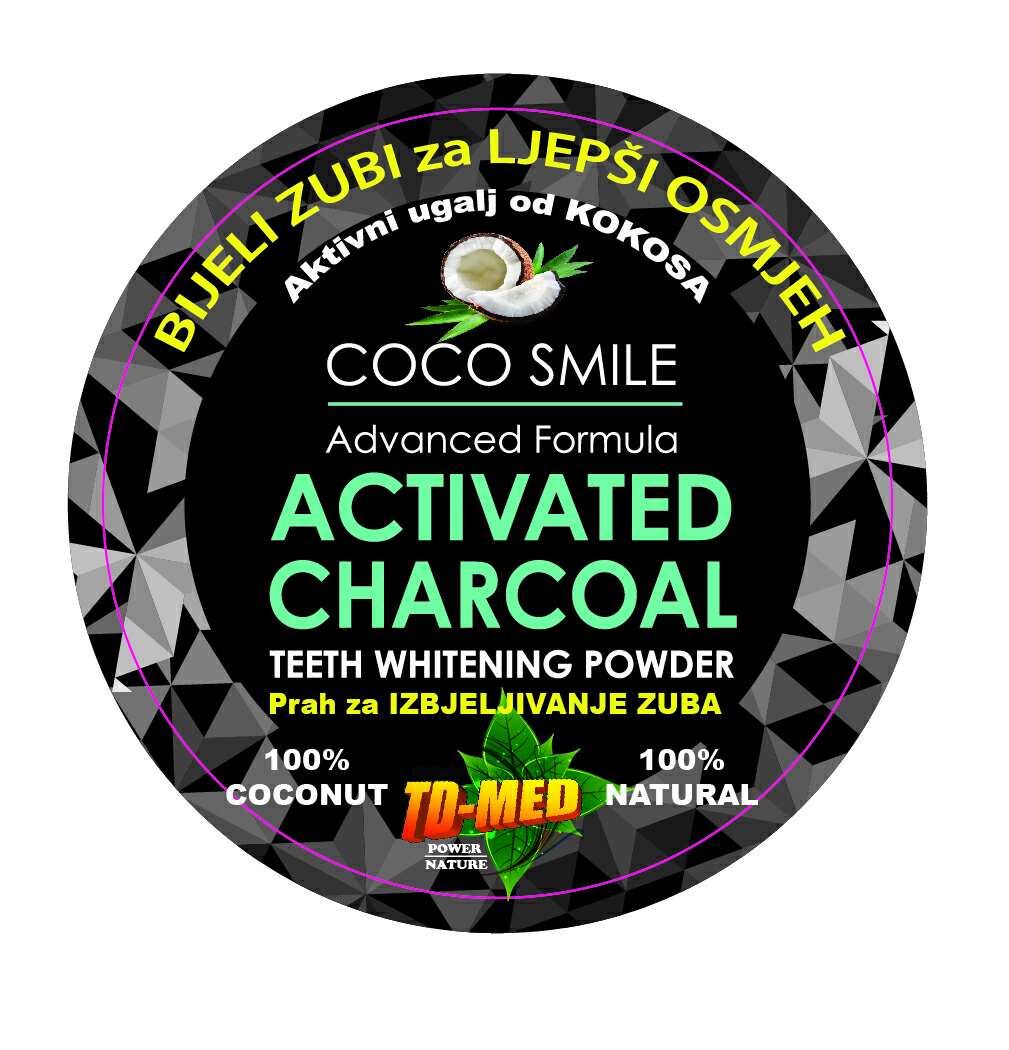 COCO SMILE-prah za bijeljenje zuba, 30g pakovanje