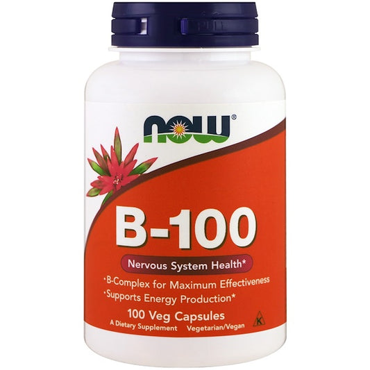 B-100 , Vitaminski komplex 100 tableta sa dodatcima ,  Now Foods