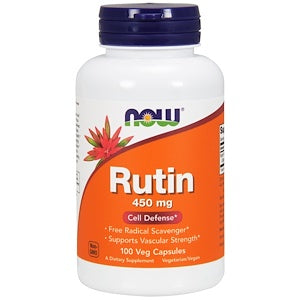Rutin, 450 mg, 100 vege kapsula, Now Foods