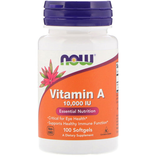 Vitamin A 10,000 IU -100 Softgels- Za zdravlje očiju,kože,.... Now Foods USA