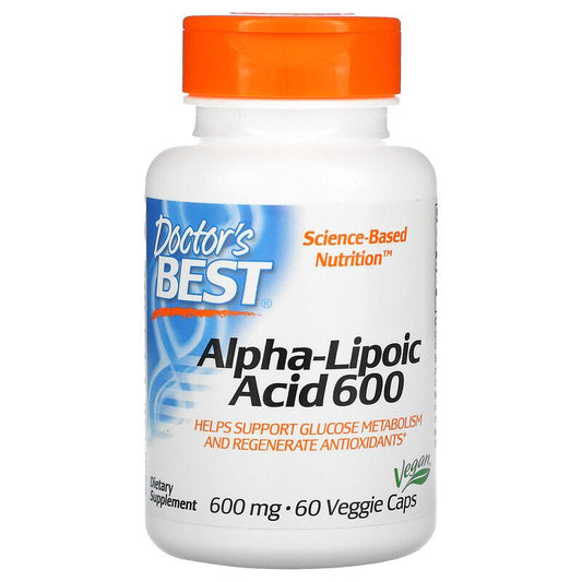 Alpha Lipoic Acid, 600 mg, 60 Veggie Caps, Doctor's Best USA