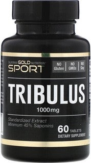 Tribulus, Standardizovani ekstrakt, Minimalno 45% saponina, 1.000 mg, 60 tableta -