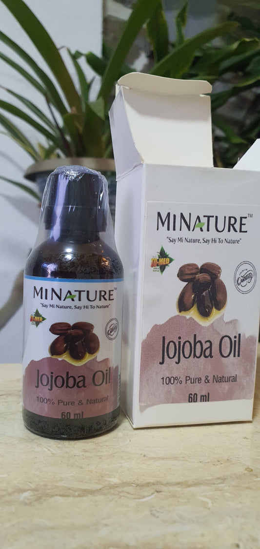Jojoba Oil - čisto i Prirodno 60ml,Hladno cijedjeno-Original Indija